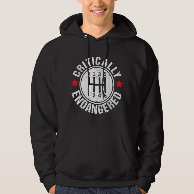 Save Manual Transmission - Three Pedals Car Hoodie (Front)