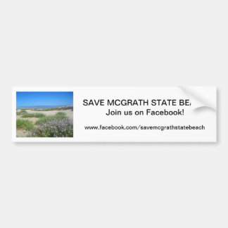 Save McGrath SB Bumper Sticker 5