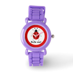 Save me! Cute colourful ladybugs,personalised Watch