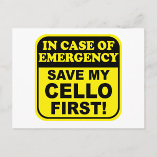 Save My Cello Postcard