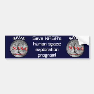 Save NASA! Bumper Sticker