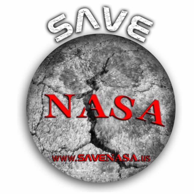 Save NASA! Sculpture Standing Photo Sculpture (Front)