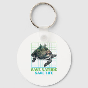 Save Nature protected species Environment Copy Cop Key Ring