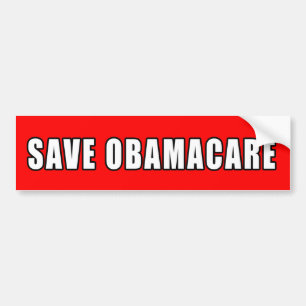 SAVE OBAMACARE BUMPER STICKER