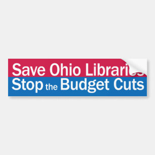 Save Ohio Libraries bumper sticker