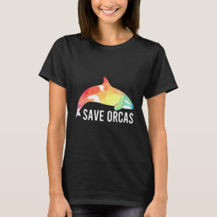 Save Orcas Marine Life Saving Killer Whale Fish T-Shirt
