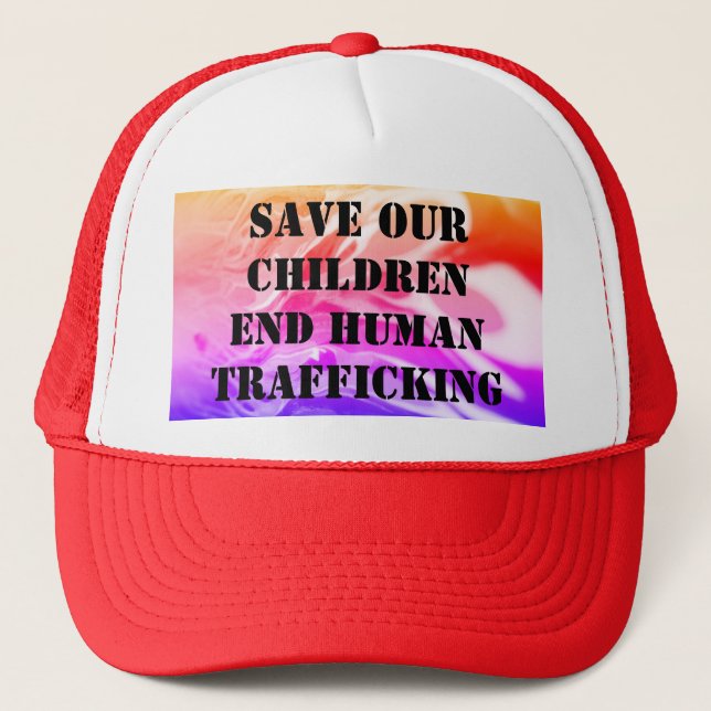 Save Our Children - Freedom Trucker Hat  (Front)