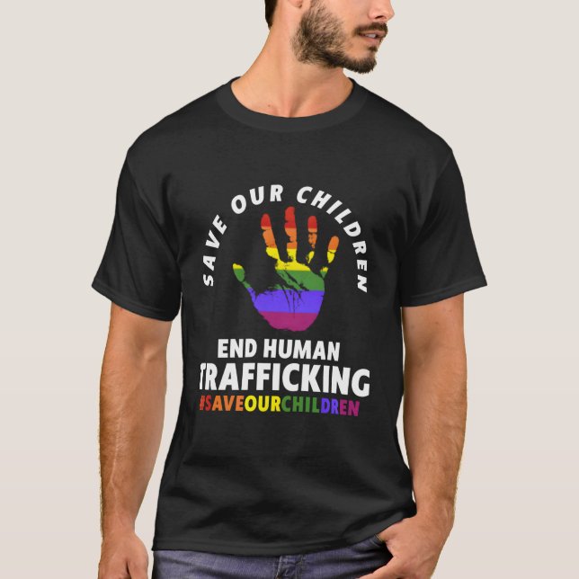 Save Our Children Shirt End Human Trafficking (Front)