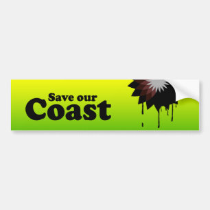 SAVE OUR COAST BUMPER STICKER