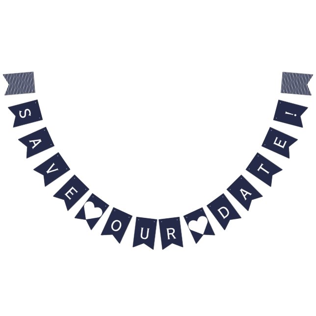 Save Our Date Nautical Bunting Photo Prop Bunting (All)