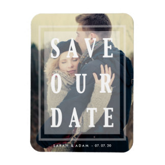 Save Our Date Overlay | Save the Date Magnet