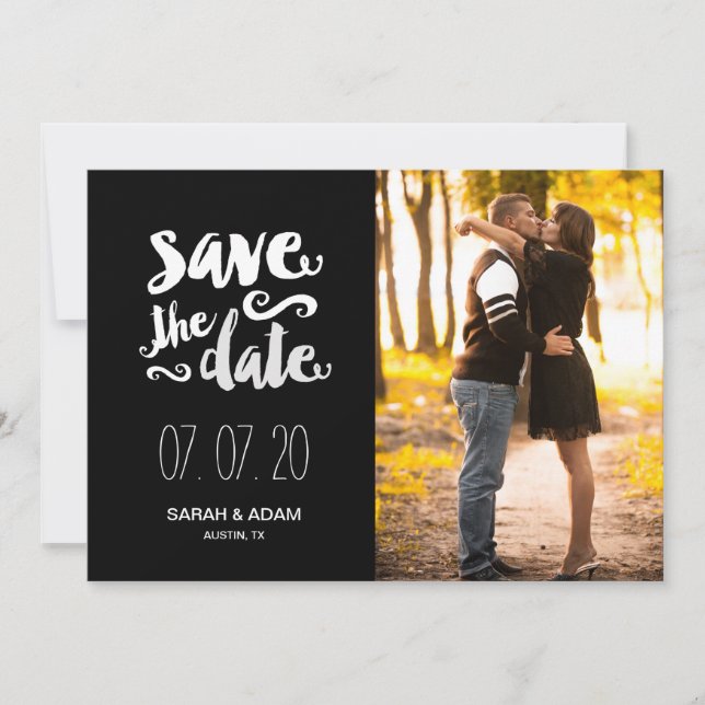 Save Our Date | Photo Save the Date Card (Front)
