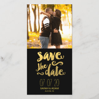 Save Our Date | Photo Save the Date Photo Card