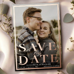 Save our Date Save the Date Frame Photo