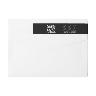 Save Our Date | Save the Date Wraparound Labels