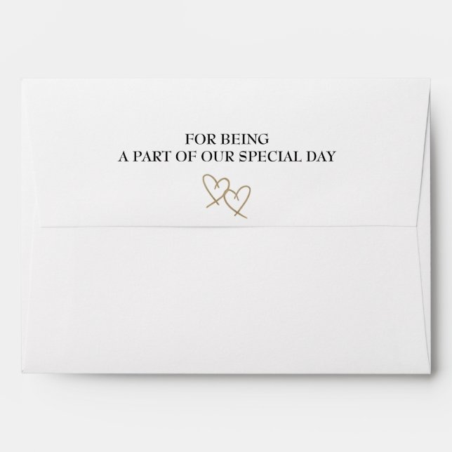 Save our day Wedding card Enverlope Envelope (Back (Top Flap))