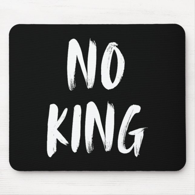 Save Our Democracy No Kings In America Statement  Mouse Mat (Front)