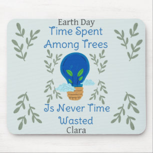 save our earth, earth day, love earth, personalise mouse mat