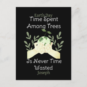 save our earth, earth day, love earth, science  postcard