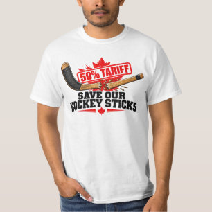 Save Our Hockey Sticks Canada 50% Tariff Broken T-Shirt
