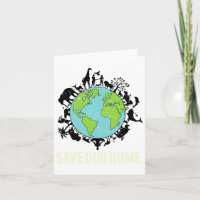 Save Our Home Animals Earth Day Planet Anniversary