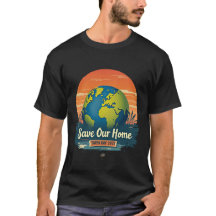 Save Our Home - Earth Day 2025 Eco-Friendly T-Shir
