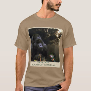 "Save our Mountain Gorillas" Wildlife T-Shirt