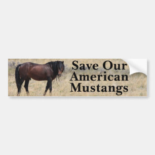 Save Our Mustangs Bumper Sticker