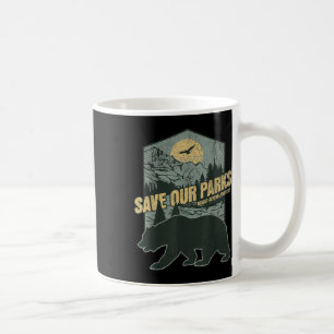 Save Our National Parks Resist Bear Anti Trump Coffee Mug