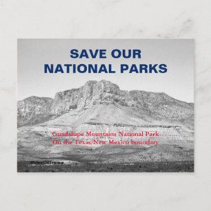 Save Our National Parks Resistance 1 Postcard