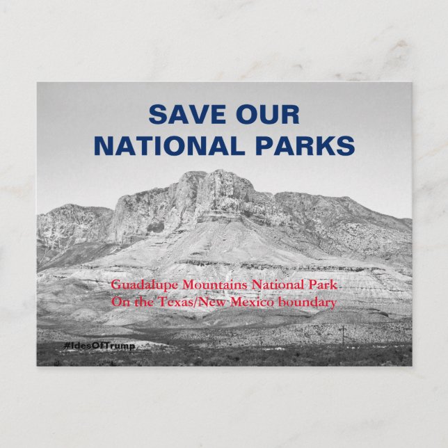 Save Our National Parks Resistance 1 Postcard (Front)