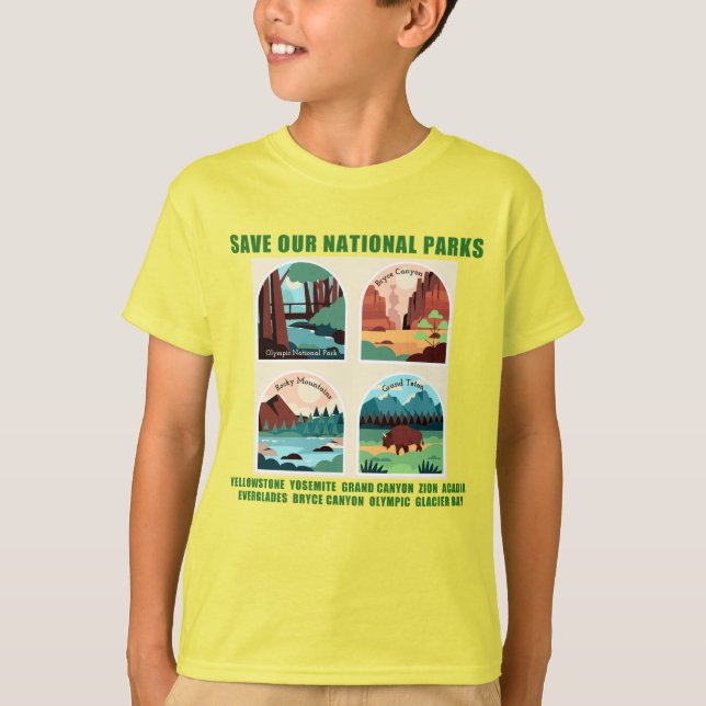 Save Our National Parks T-Shirt (Front)