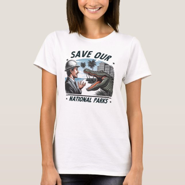 save our national parks-Womens T-Shirt (Front)