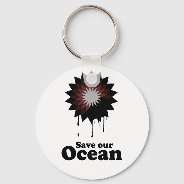 SAVE OUR OCEAN KEY RING (Front)