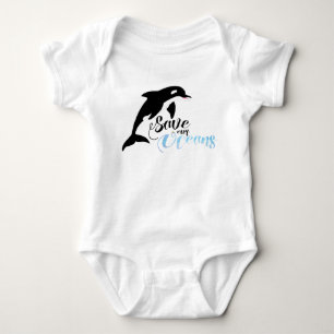 Save our Oceans Baby Bodysuit