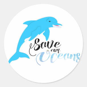 Save our Oceans Classic Round Sticker