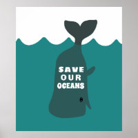 Save Our Oceans Environmental Art Whale Kids