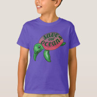 Save Our Oceans Purple Sea Turtle