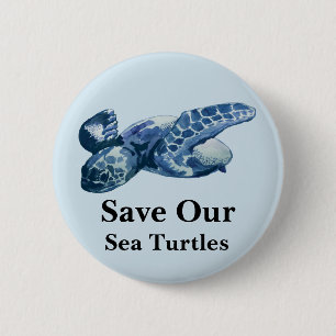 Save Our Oceans Sea Turtle Pin