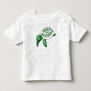 Save Our Oceans Sea Turtle Toddler T-Shirt