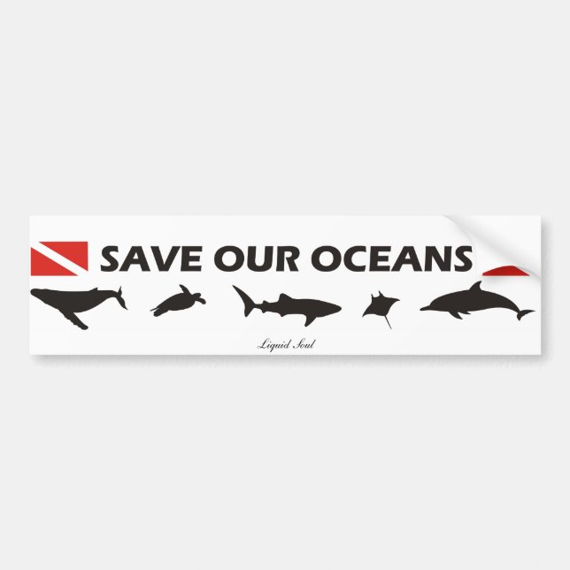 Save Our Oceans - Sticker (Front)