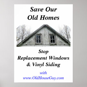 Save Our Old Homes poster