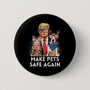 Save Our Pets Vote For Trump Trump Vance Election 6 Cm Round Badge