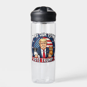 Save our Pets Vote Trump Pets For Trump Water Bottle