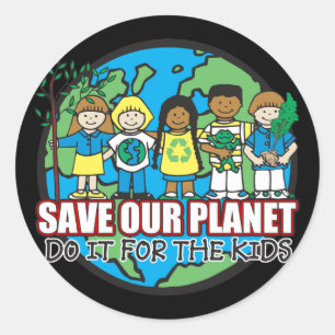 Save Our Planet Classic Round Sticker