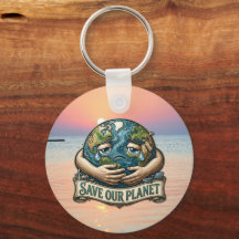 Save Our Planet Crying Earth Eco Awareness 