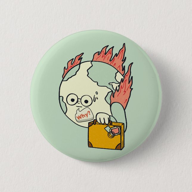 Save Our Planet - Earth Day 6 Cm Round Badge (Front)
