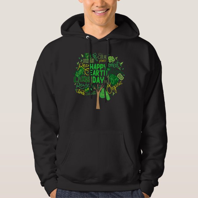 Save Our Planet  Keep It Green  Earth Day 1 Hoodie (Front)