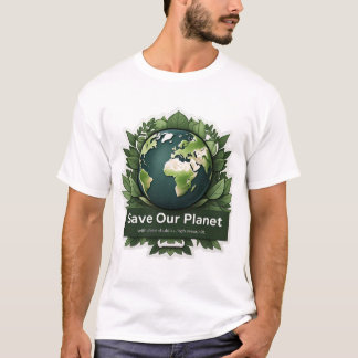 Save Our Planet – Nature-Inspired Eco-Friendly Des T-Shirt