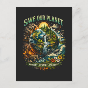 Save Our Planet Postcard